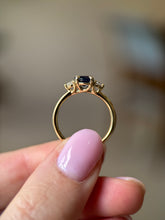 Emi Trilogy | Blue Sapphire Ring