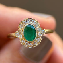 Emerald & Diamond Ring