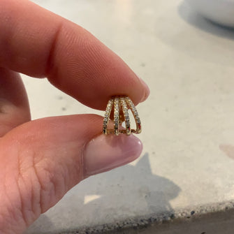 Diamond Cuff Earring