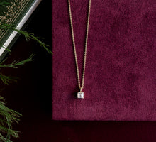 Asscher Solitaire Pendant