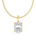 Oval Solitaire Pendant