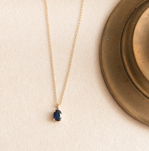 Oval Sapphire Pendant