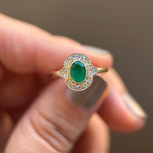 Emerald & Diamond Ring