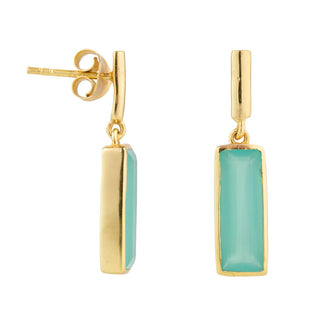 Manhattan | Aqua Drop Earring