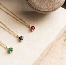 Ruby Solitaire Pendant