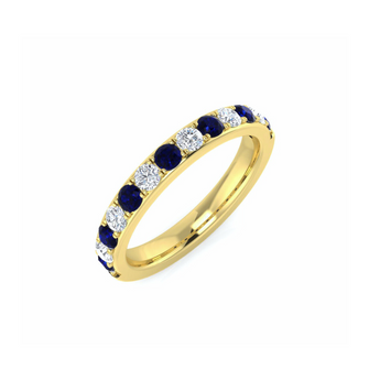 Sapphire & Diamond Eternity Ring