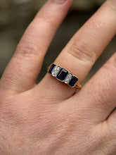 Sapphire Three Stone Ring