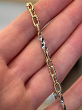 Two Tone Fancy Link Bracelet