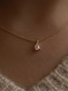 Pear Solitaire Pendant