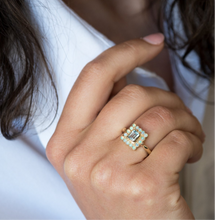 Opal Halo Ring