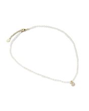 Clara Pearl & White Topaz Necklace