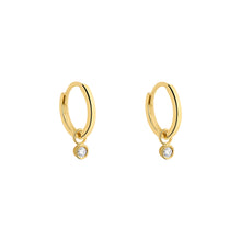 Huggie Diamond Earring
