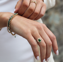 Elouise Emerald Dress Ring