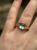 Chunky Blue Topaz ring