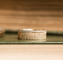 Textured Diamond Ring