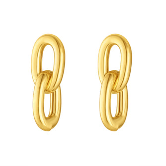 Oval Link Drop Earring