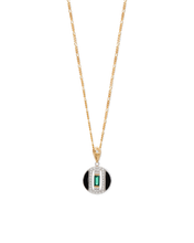 Daphne Pendant on Figaro Chain