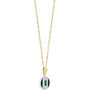 Daphne Pendant on Figaro Chain
