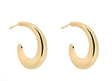 Open Rounded Hoop Earrings