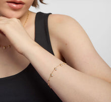 Gold Plated CZ Charm Bracelet