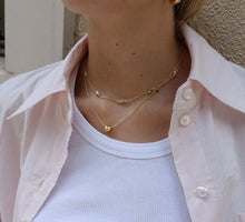 Gold Plated 5 Nugget Neclace