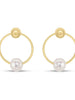 Circle Pearl Stud