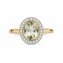 Oval Halo Cocktail Ring