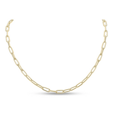 18ct gold Vermeil Handmade Paperclip chain