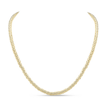 Handmade Spiga chain with Bolt Ring clasp