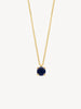 Blue Sapphire Solitaire Pendant