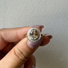 Oval Halo Cocktail Ring