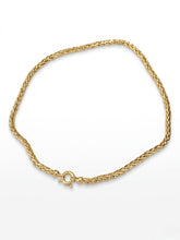 Handmade Spiga chain with Bolt Ring clasp