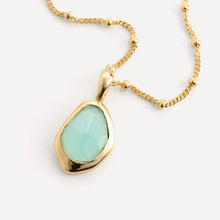 Stepping Stone Aqua Pendant (large)