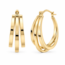 Triple hoop Earring