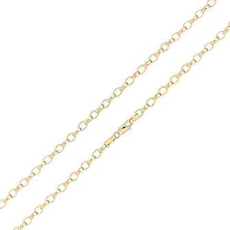 Oval Belcher Bracelet | 5mm