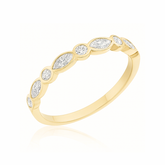 Mixed Bezel Band