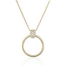Pavé Circle Pendant