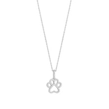 Sterling Silver Paw Pendant