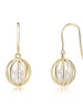 Caged Pearl Earring