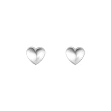 Sterling Silver Heart Stud Earring