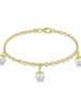 Pearl Charm Bracelet