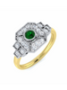 Emerald Art Deco Ring