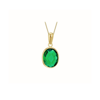 Green Bezel Pendant