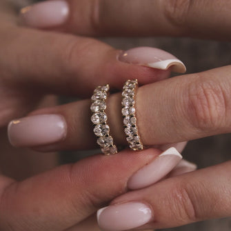 Oval Eternity Ring | 7 Stone