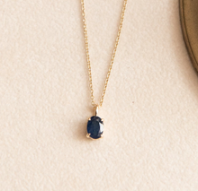Oval Sapphire Pendant