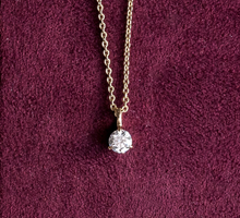 Round Solitaire Pendant