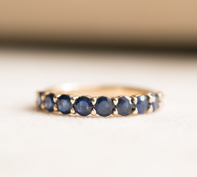 Sapphire Eternity Ring | 9 stone