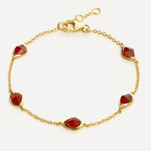 Stepping Stone | Garnet Bracelet