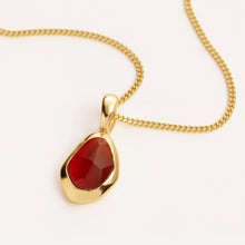 Stepping Stone | Garnet Pendant Small