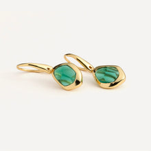 Stepping Stone | Green Tourmaline Hook Earrings